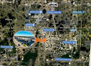 9350 S Orange Blossom Trl, Orlando, FL - Aerial  map view