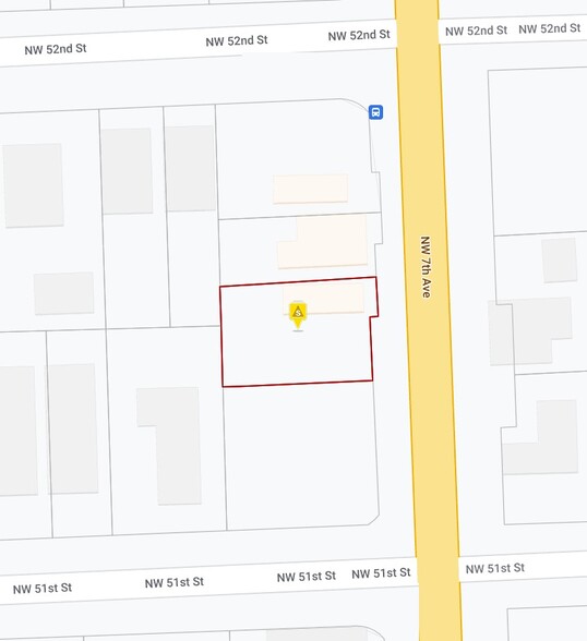 5126 NW 7th Ave, Miami, FL à louer - Plan cadastral - Image 3 de 3