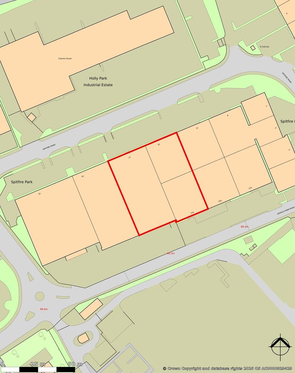 Spitfire Rd, Birmingham à louer Plan de site- Image 1 de 1