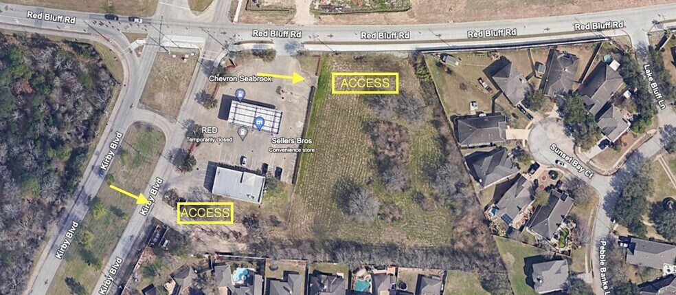 Red Bluff Rd, Seabrook, TX à vendre - Aérien - Image 2 de 6