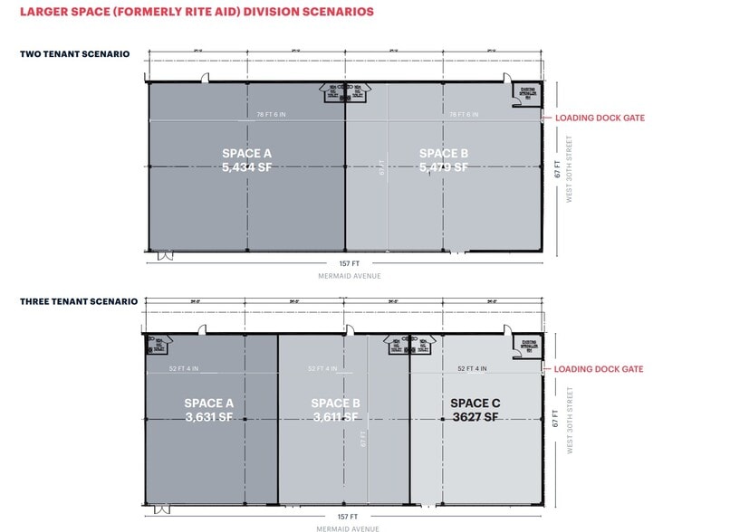 3001-3027 Mermaid Ave, Brooklyn, NY for lease - Floor Plan - Image 3 of 5
