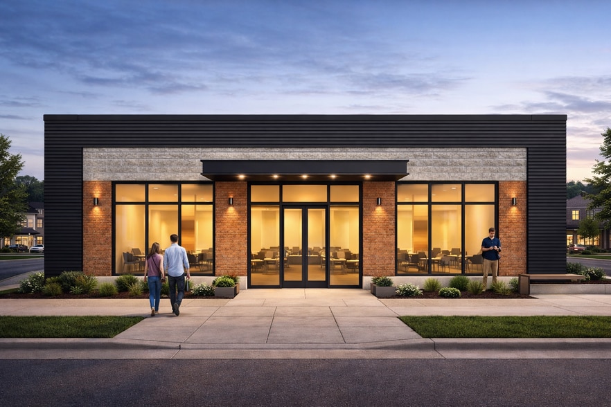 204-206 N Hicks Pl, Palatine, IL for lease - Primary Photo - Image 1 of 3
