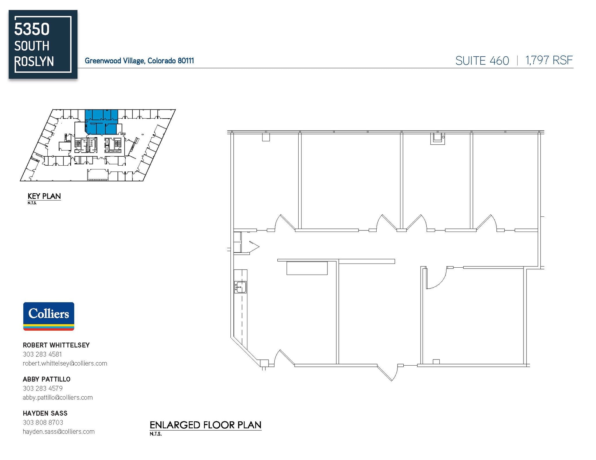 5350 S Roslyn St, Greenwood Village, CO for lease Floor Plan- Image 1 of 1