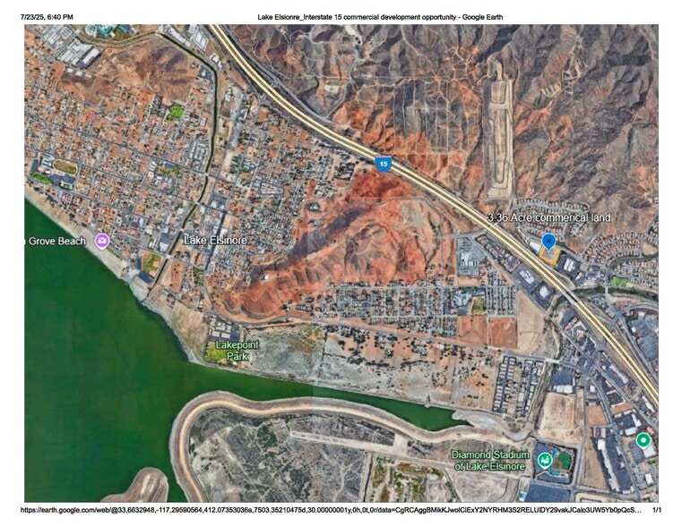 NWC Canyon Estate Drive & Summer Hill Drive, Lake Elsinore, CA à vendre - Photo du bâtiment - Image 2 de 5