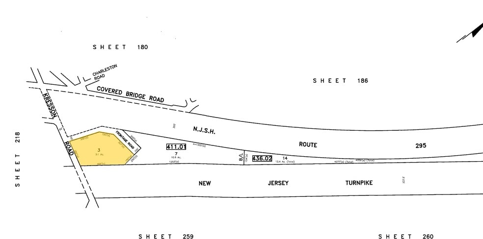 603 Kresson Rd, Cherry Hill, NJ for lease - Plat Map - Image 2 of 6