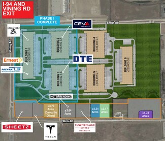 Plus de détails pour 32870 Wick Rd, Romulus, MI - Terrain à vendre