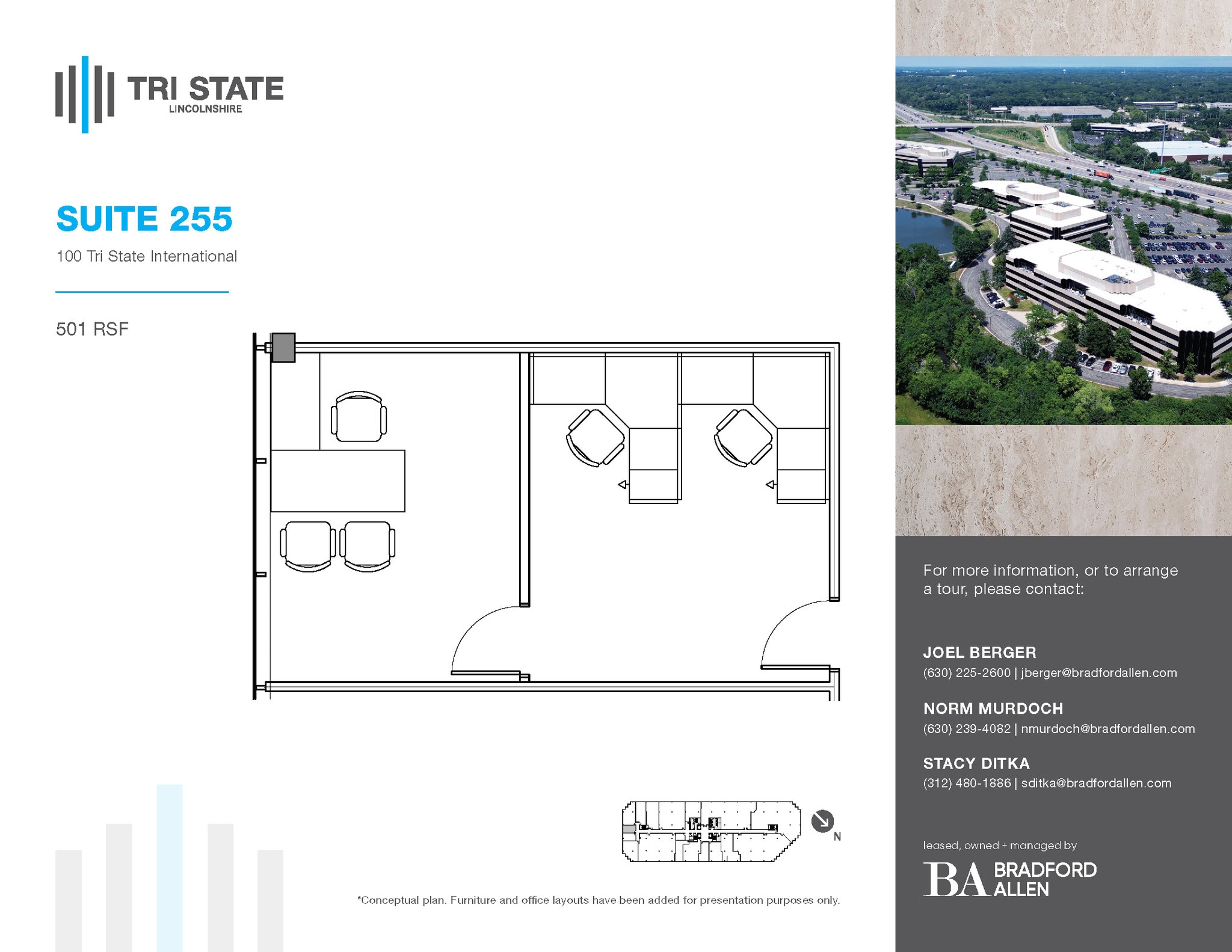 300 Tri State International, Lincolnshire, IL for lease Floor Plan- Image 1 of 1