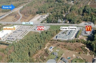 96 N Main St, Carver, MA - AERIAL  map view - Image1