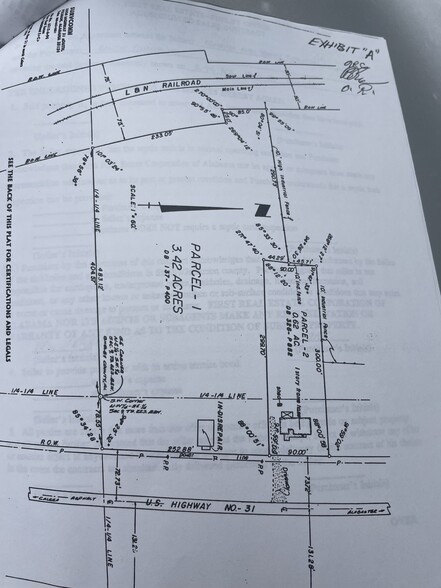 Highway 31 Highway 31, Calera, AL for sale - Plat Map - Image 2 of 2