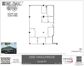 2500 Tanglewilde St, Houston, TX à louer Plan d  tage- Image 1 de 1