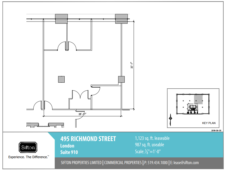 495 Richmond St, London, ON à louer Plan d  tage- Image 1 de 1