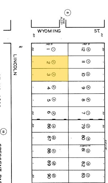 1910-1918 Lincoln Ave, Pasadena, CA à vendre - Plan cadastral - Image 2 de 9