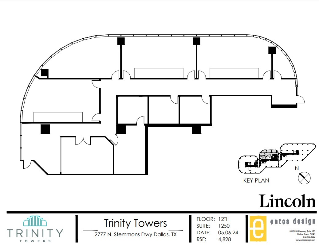 2777 N Stemmons Fwy, Dallas, TX à louer Plan d’étage- Image 1 de 1