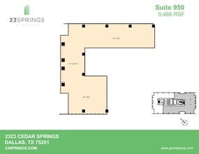 2323 Cedar Springs Rd, Dallas, TX for lease Site Plan- Image 1 of 1