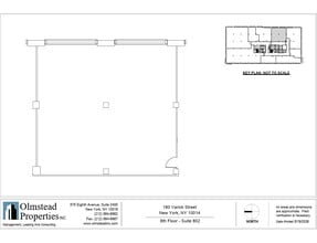 180 Varick St, New York, NY à louer Plan d’étage- Image 1 de 1