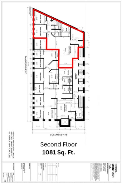400-422 E Sandford Blvd, Mount Vernon, NY for lease - Floor Plan - Image 2 of 3
