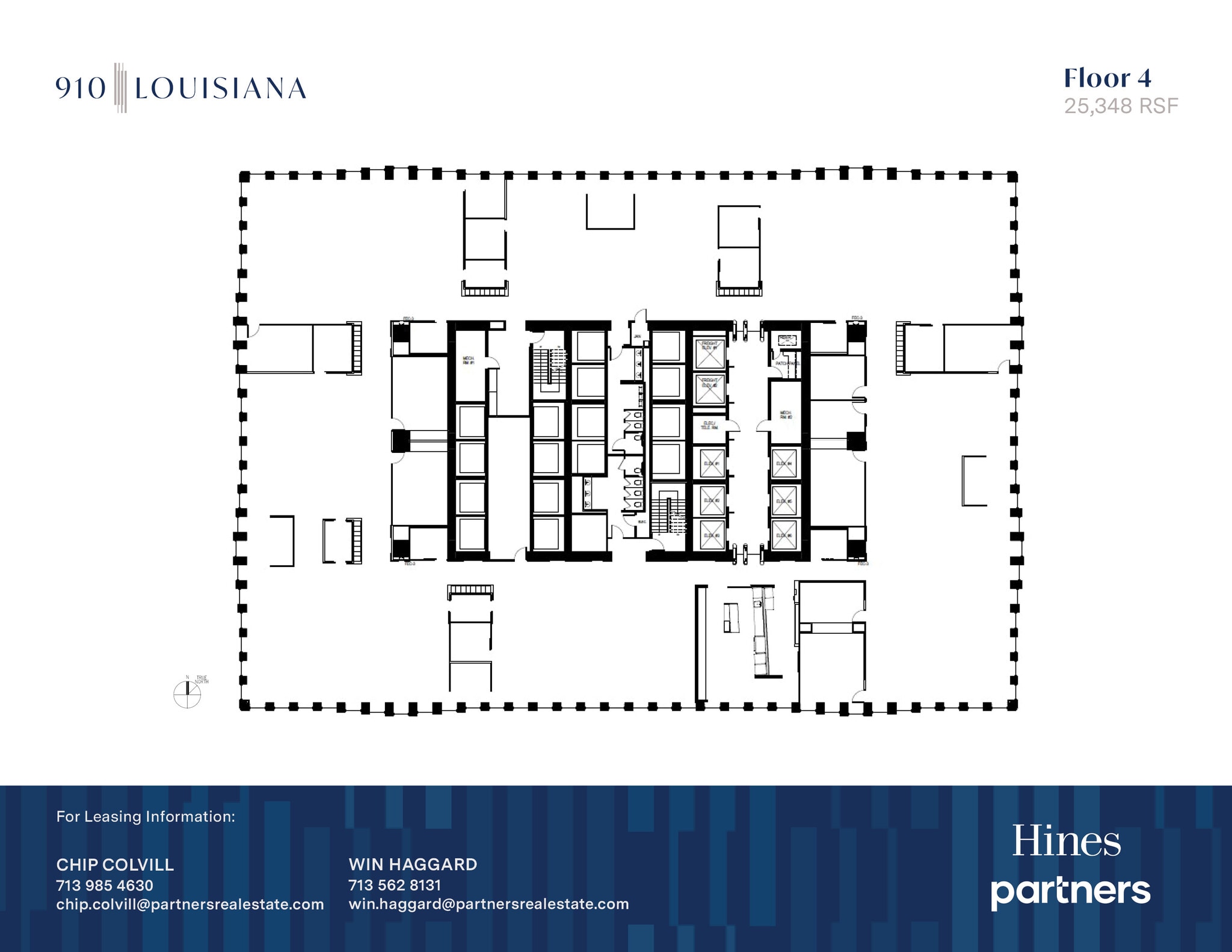 910 Louisiana St, Houston, TX à louer Plan d’étage- Image 1 de 1