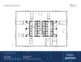 910 Louisiana St, Houston, TX à louer Plan d’étage- Image 1 de 1