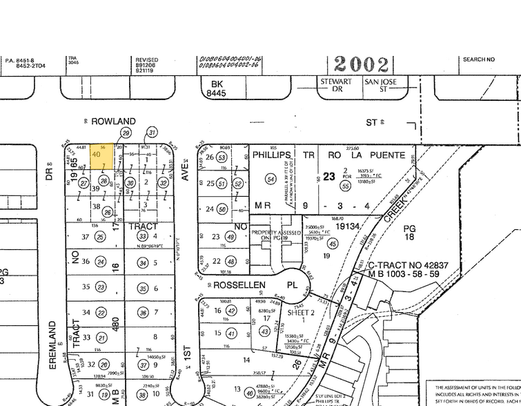 278 E Rowland St, Covina, CA for lease - Plat Map - Image 1 of 14