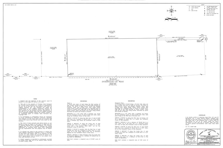 0 W IH 40, Amarillo, TX à vendre - Plan cadastral - Image 3 de 4