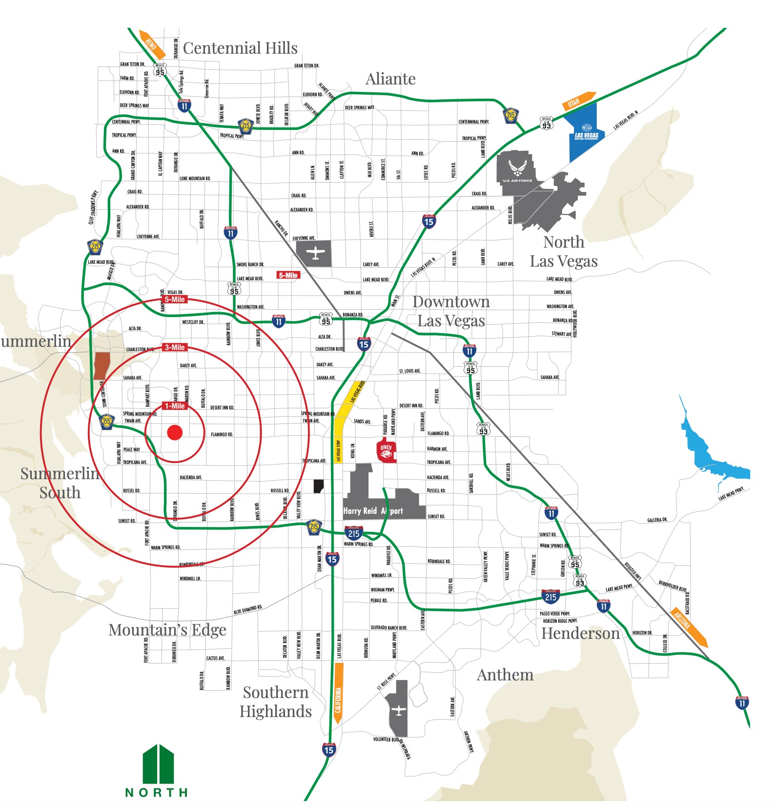 4075 S Durango Dr, Las Vegas, NV à vendre Photo du bâtiment- Image 1 de 1