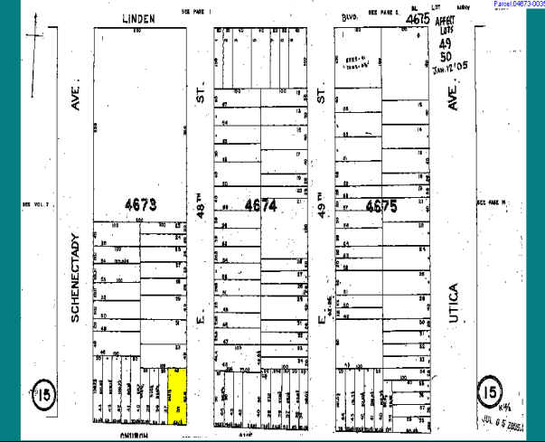 4721-4723 Church Ave, Brooklyn, NY à vendre - Plan cadastral - Image 3 de 3