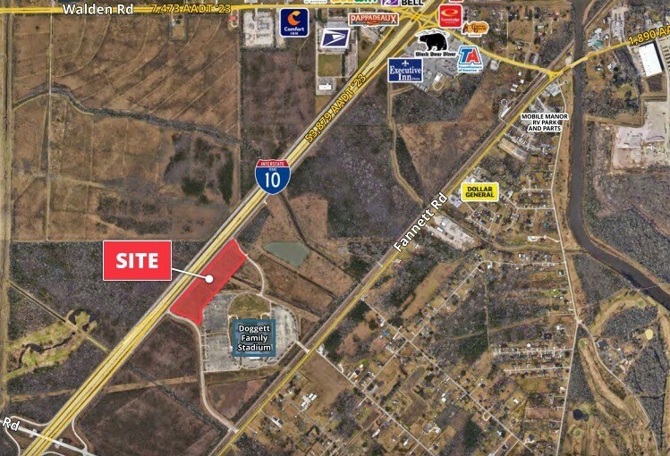 Terrain dans Beaumont, TX à vendre Photo du bâtiment- Image 1 de 2