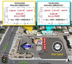 788 W Guadalupe Rd, Gilbert, AZ - AÉRIEN Vue de la carte