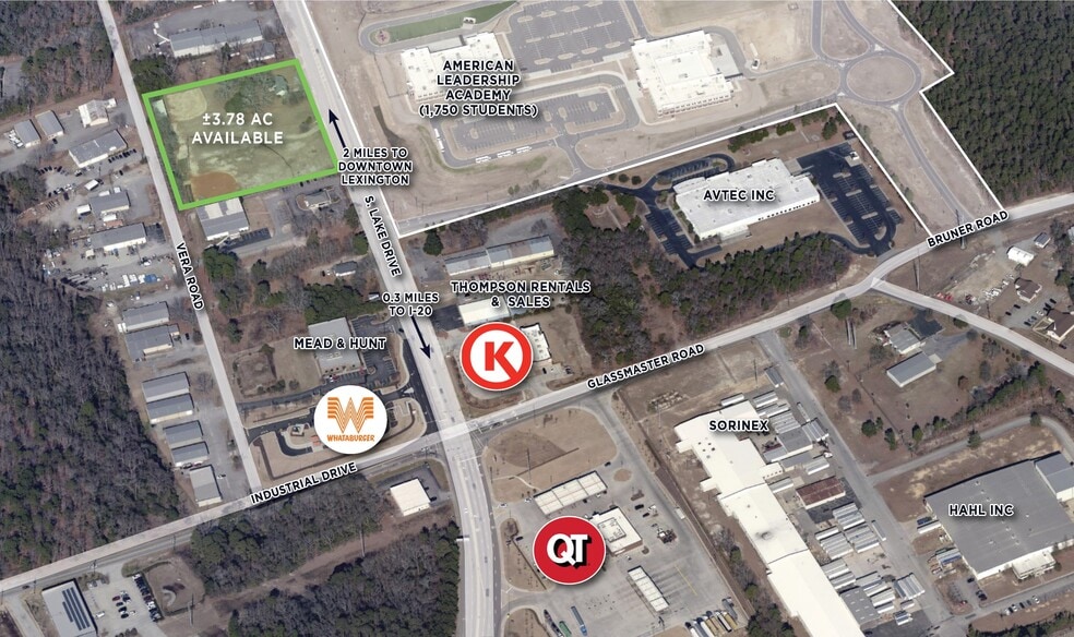 834 S Lake Dr, Lexington, SC for sale - Aerial - Image 1 of 3