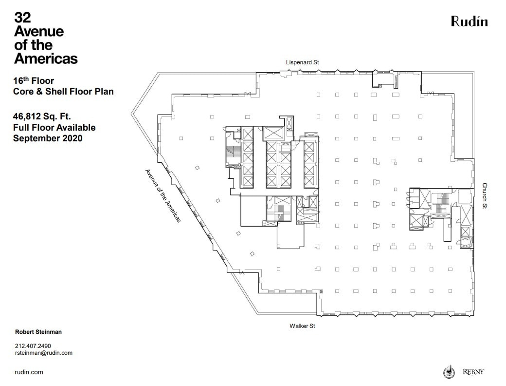 32 Avenue of the Americas, New York, NY à louer Plan d’étage- Image 1 de 1