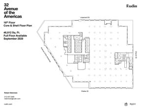 32 Avenue of the Americas, New York, NY à louer Plan d’étage- Image 1 de 1