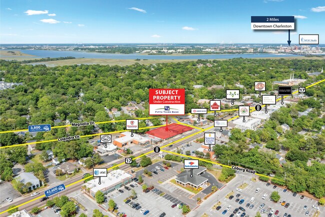 Plus de détails pour 844 Savannah Hwy, Charleston, SC - Commerce de détail à vendre