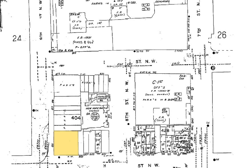 801 9th St NW, Washington, DC for lease - Plat Map - Image 2 of 5