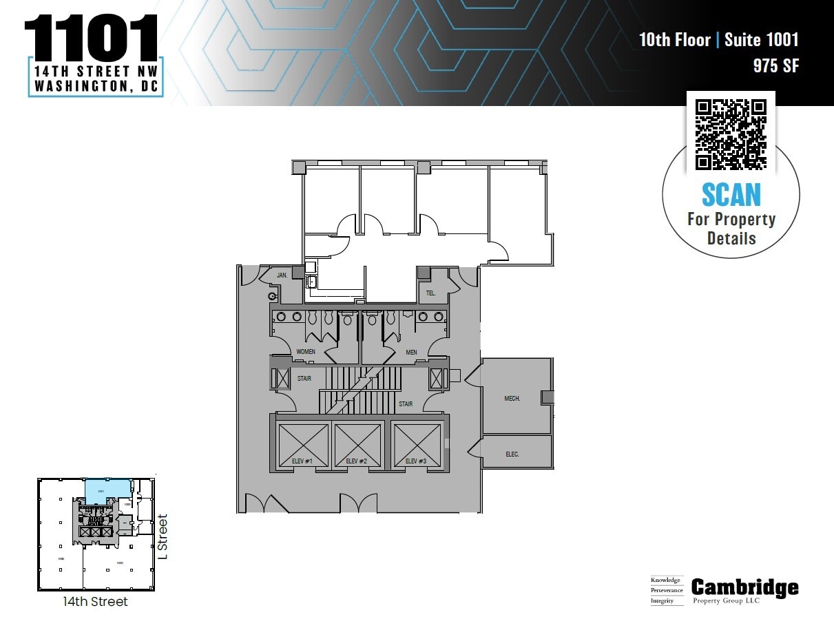 1101 14th St NW, Washington, DC for lease Floor Plan- Image 1 of 1