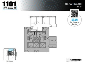1101 14th St NW, Washington, DC for lease Floor Plan- Image 1 of 1