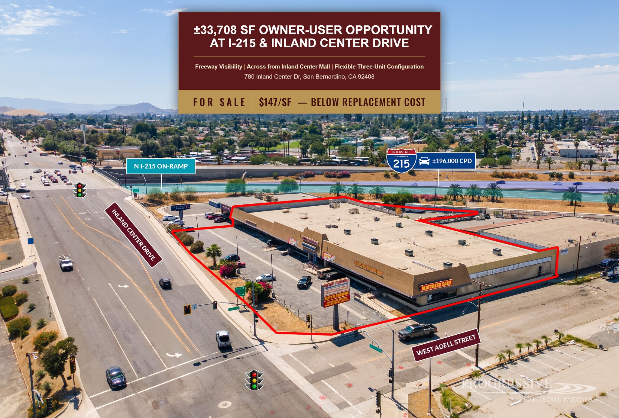 780 Inland Center Dr, San Bernardino, CA à vendre Photo principale- Image 1 de 6