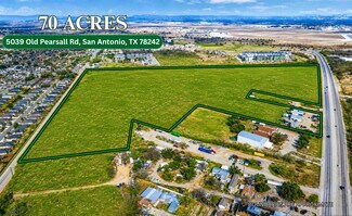 Plus de détails pour 70± AC on Old Pearsall Road, San Antonio, TX - Terrain à vendre
