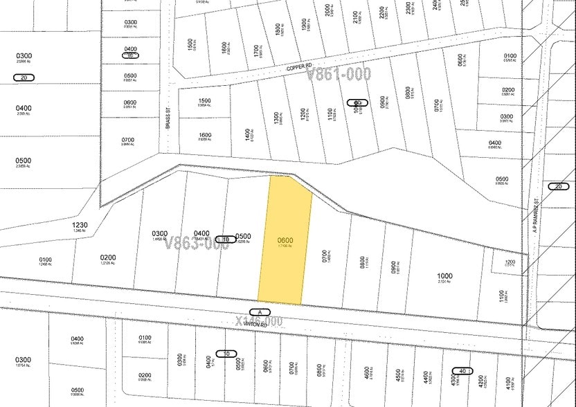 241 E Vinton Rd, Vinton, TX for sale - Plat Map - Image 2 of 2