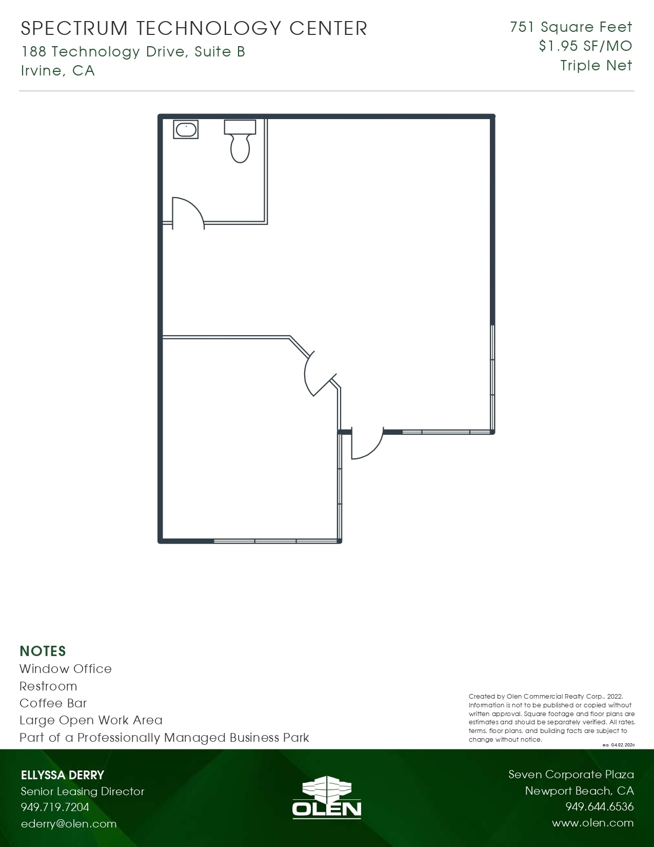 212 Technology Dr, Irvine, CA for lease Floor Plan- Image 1 of 1
