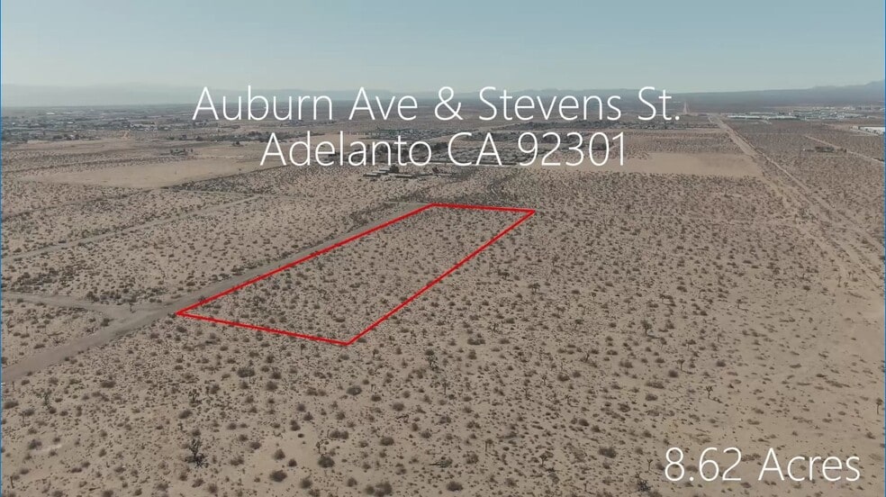 NW corner of Auburn & Stevens St ave, Adelanto, CA for sale - Building Photo - Image 3 of 6