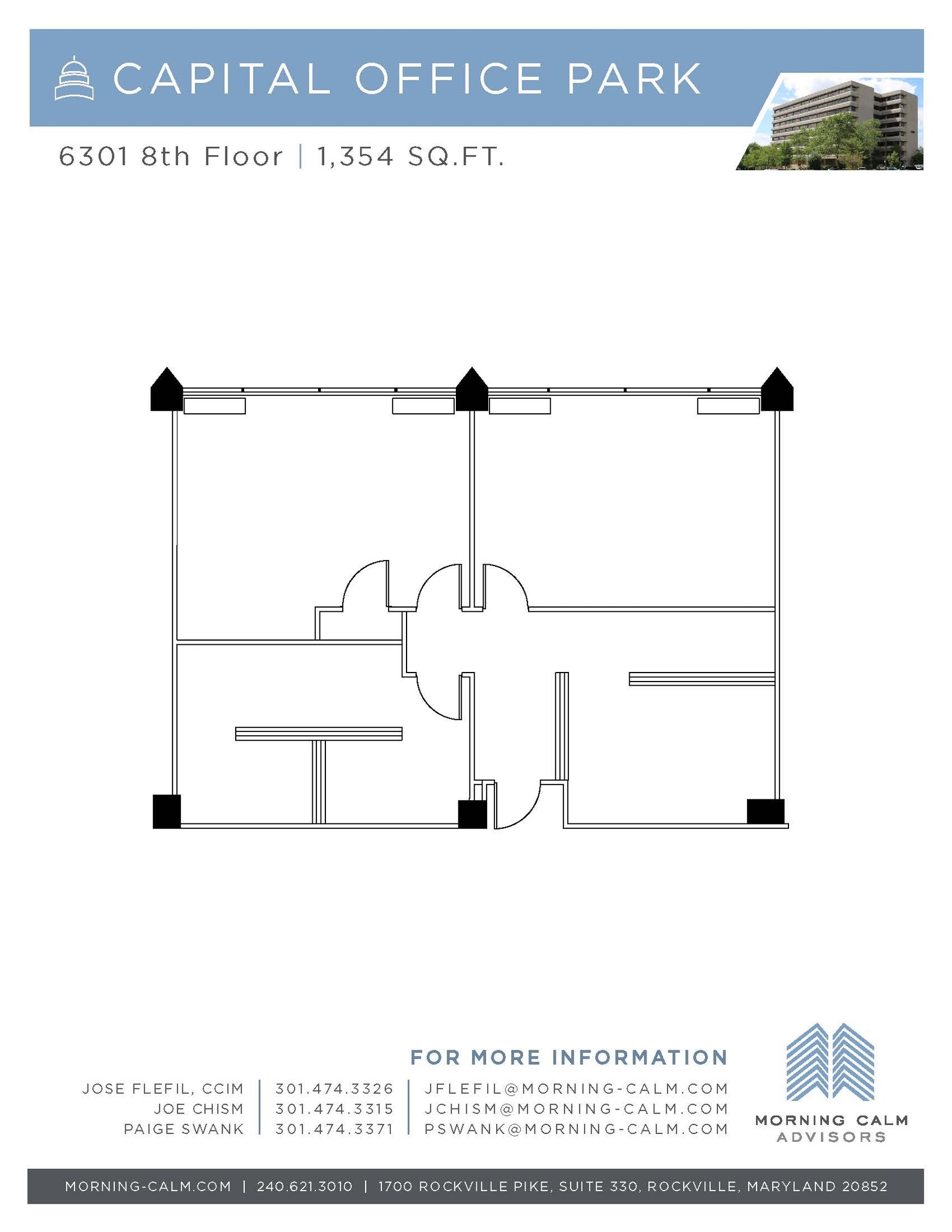 6301 Ivy Ln, Greenbelt, MD for lease Floor Plan- Image 1 of 1