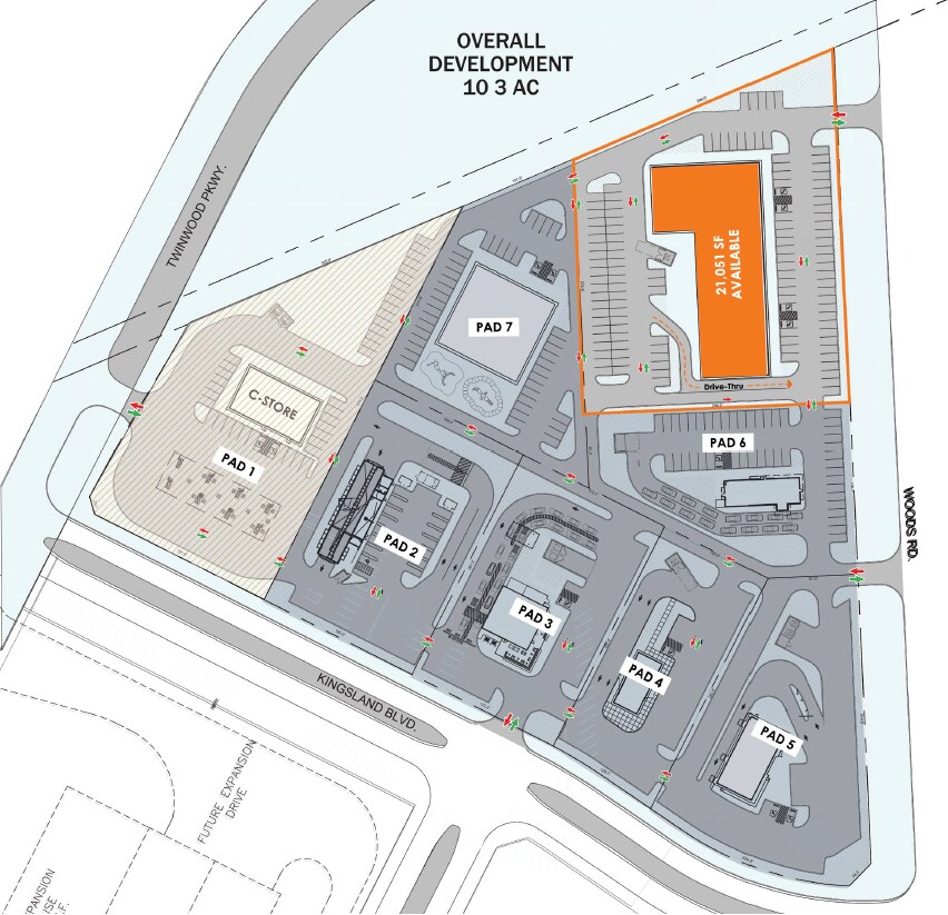 NEC N. Twinwood Parkway @Twinwood Center dr, Brookshire, TX for sale Primary Photo- Image 1 of 2