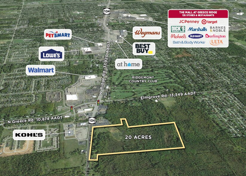 4057 W Ridge Rd, Rochester, NY à louer - Aérien - Image 2 de 2