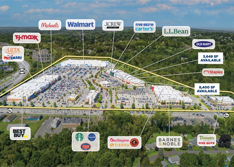 4725-4745 Commercial Dr, New Hartford, NY à louer - Aérien - Image 2 de 11