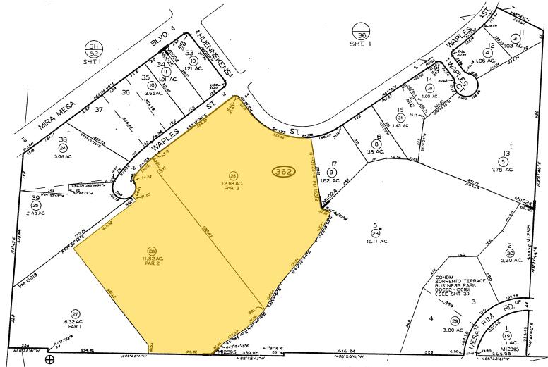 9393 Waples St, San Diego, CA à louer - Plan cadastral - Image 2 de 4