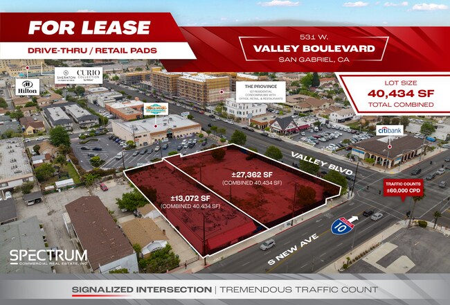 More details for 531-545 W Valley Blvd, San Gabriel, CA - Land for Lease
