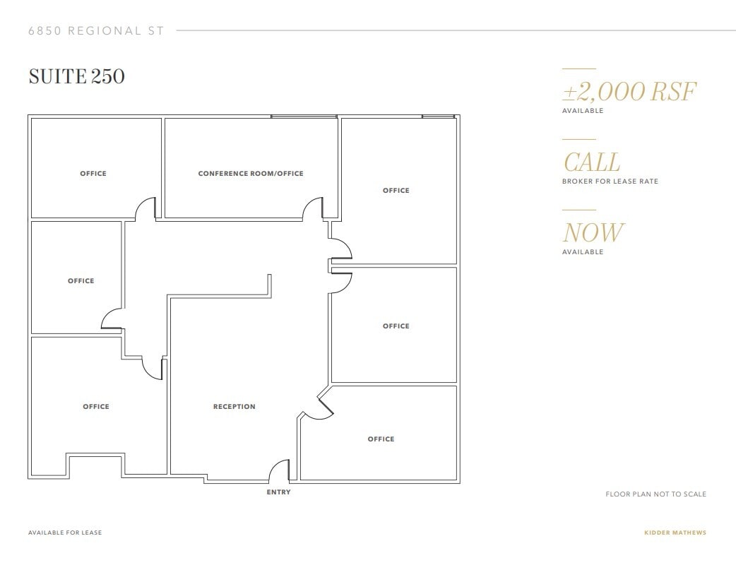6850 Regional St, Dublin, CA for sale Floor Plan- Image 1 of 1