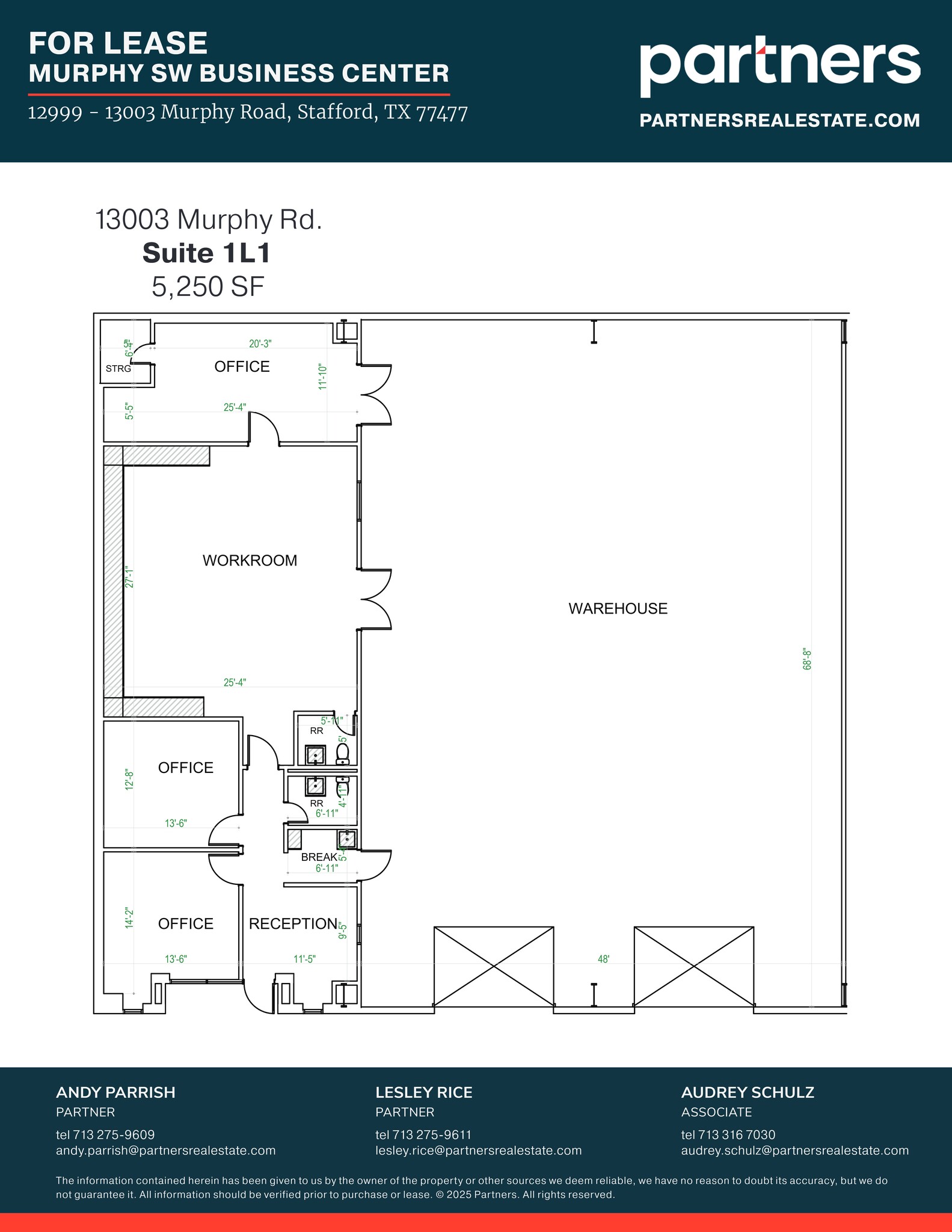 12999-13003 Murphy Rd, Stafford, TX for lease Site Plan- Image 1 of 1