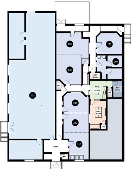 160 S Poplar St, Elizabethtown, PA à louer - Plan d’étage - Image 2 de 28