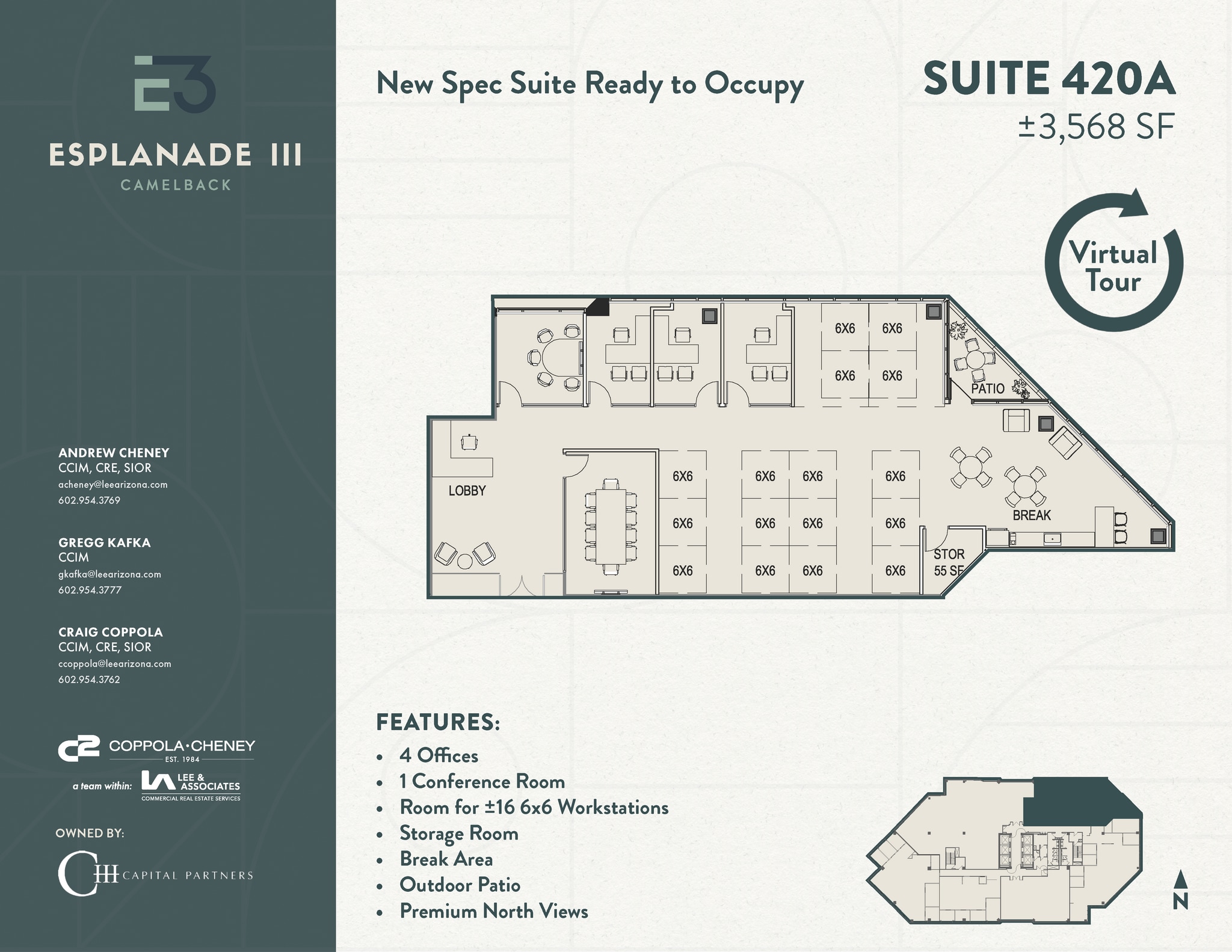 2415 E Camelback Rd, Phoenix, AZ for lease Floor Plan- Image 1 of 1